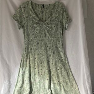 North River Outfitters “Riviera” Frosty Green Printed Dress, Sz Sm